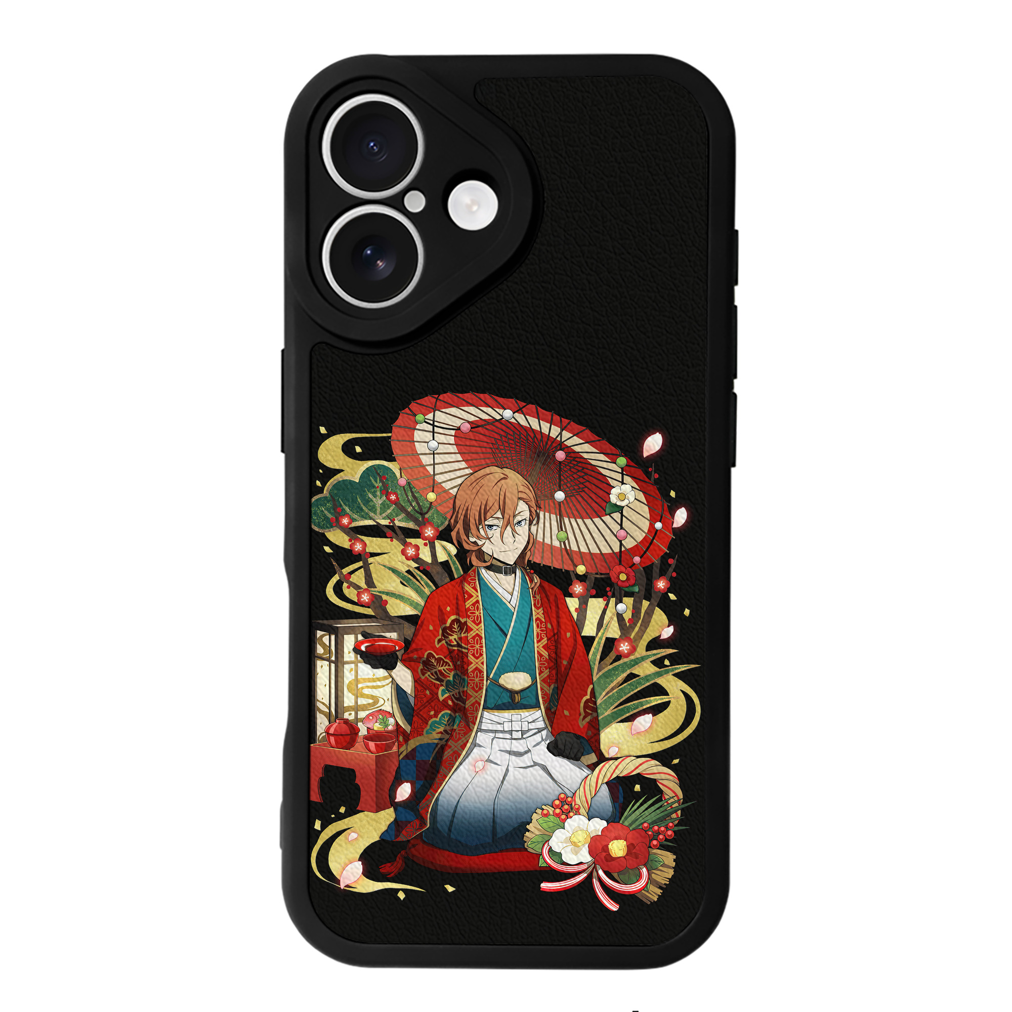 （画像用） 文豪ストレイドッグス Bungo Stray Dogs 【iPhone 16シリーズ対応】シリコンスマホケース（レザー調） 材質：シリコン